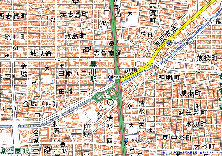 警察署・交番・駐在所の所在地