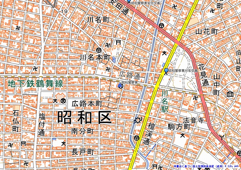 警察署・交番・駐在所の所在地