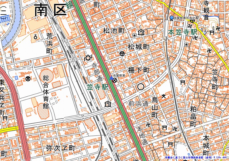 警察署・交番・駐在所の所在地
