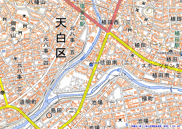 警察署・交番・駐在所の所在地