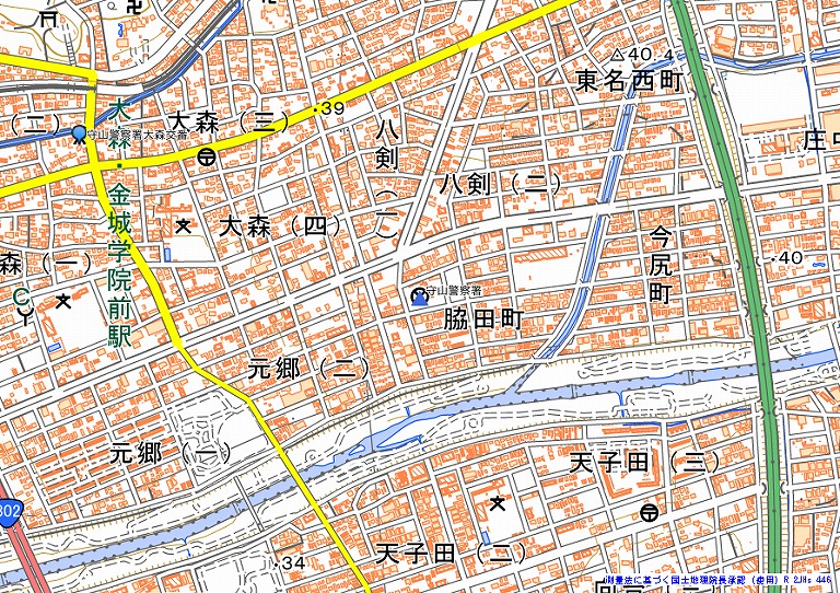 警察署・交番・駐在所の所在地