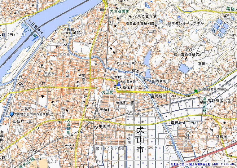 警察署・交番・駐在所の所在地