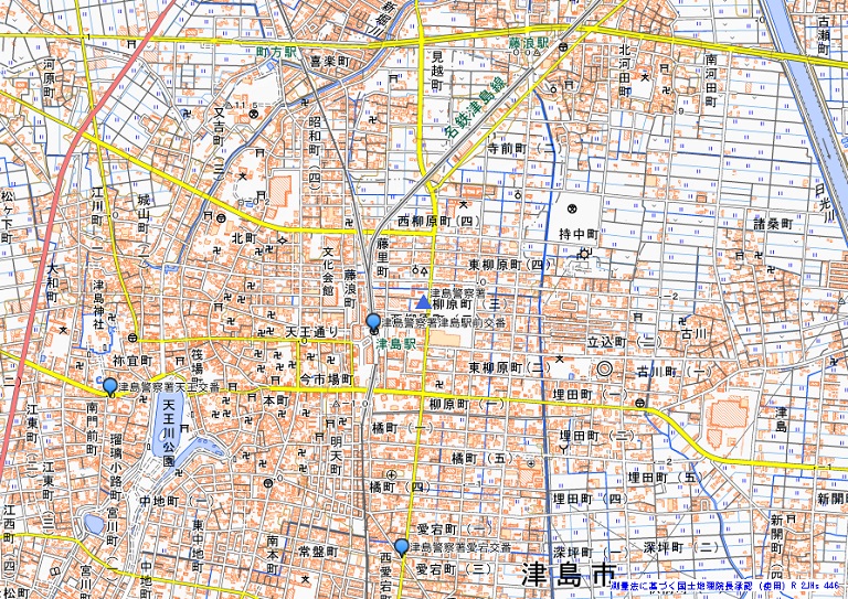 警察署・交番・駐在所の所在地