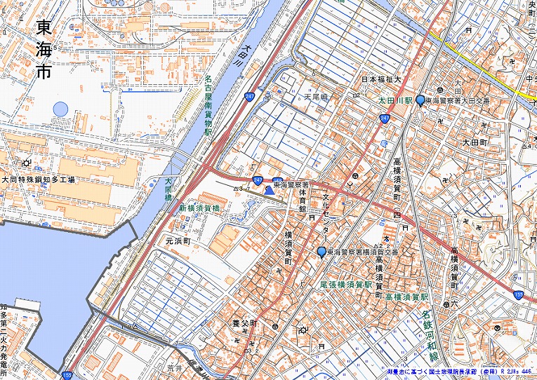 警察署・交番・駐在所の所在地