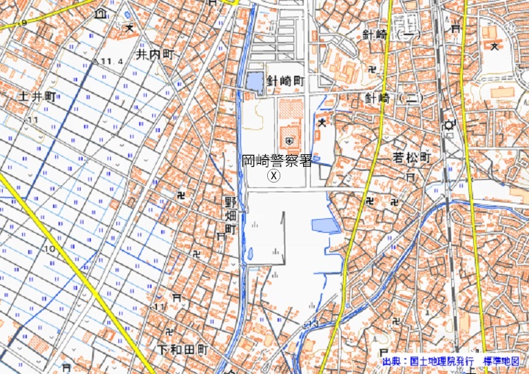 警察署・交番・駐在所の所在地