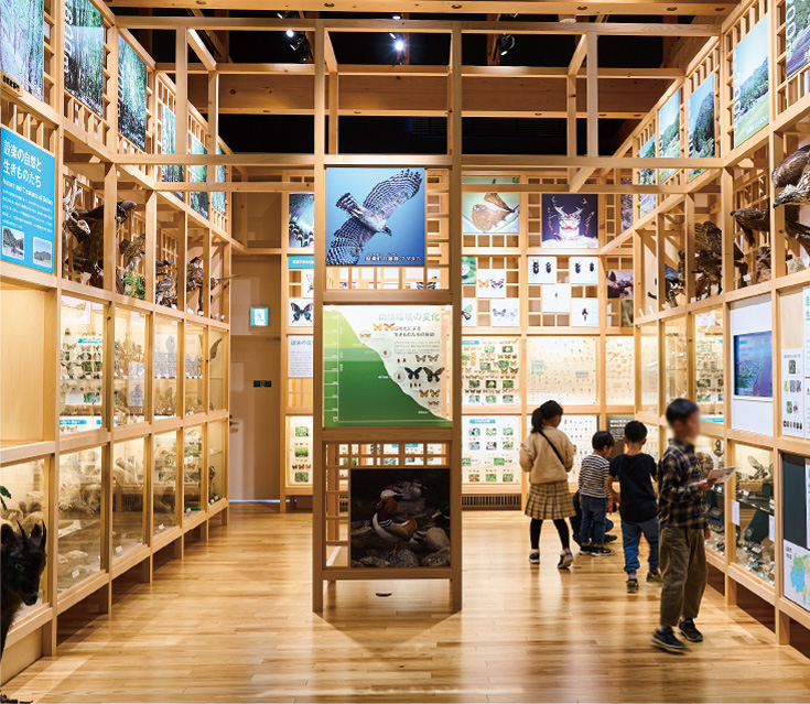 奥三河郷土館の内観写真