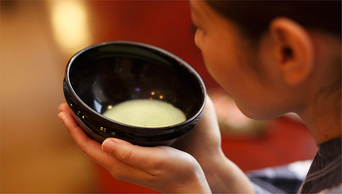 おもてなしの様子を写した写真