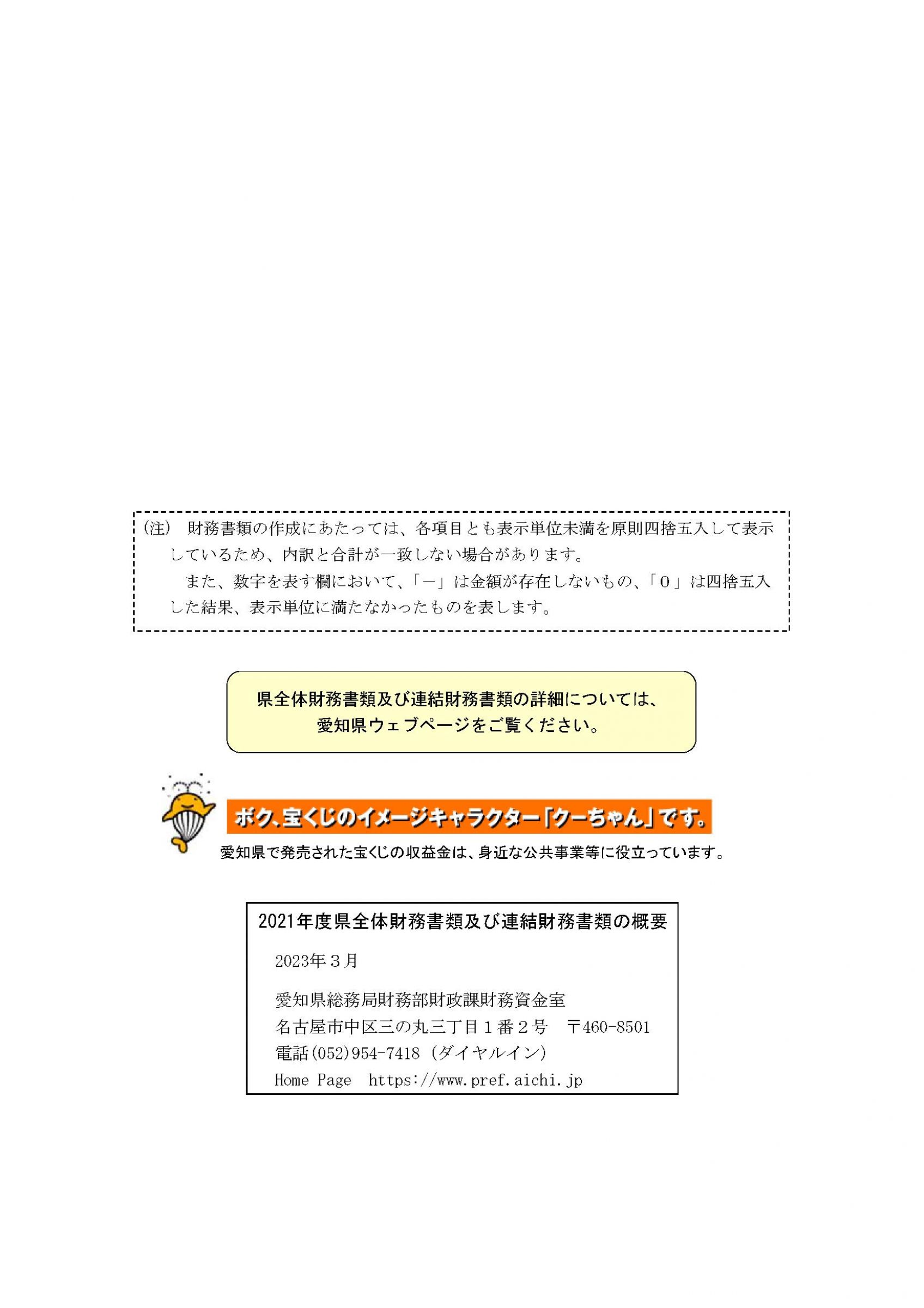 ウェブブック - 2021年度愛知県の県全体財務書類及び連結財務書類の概要 12ページ目