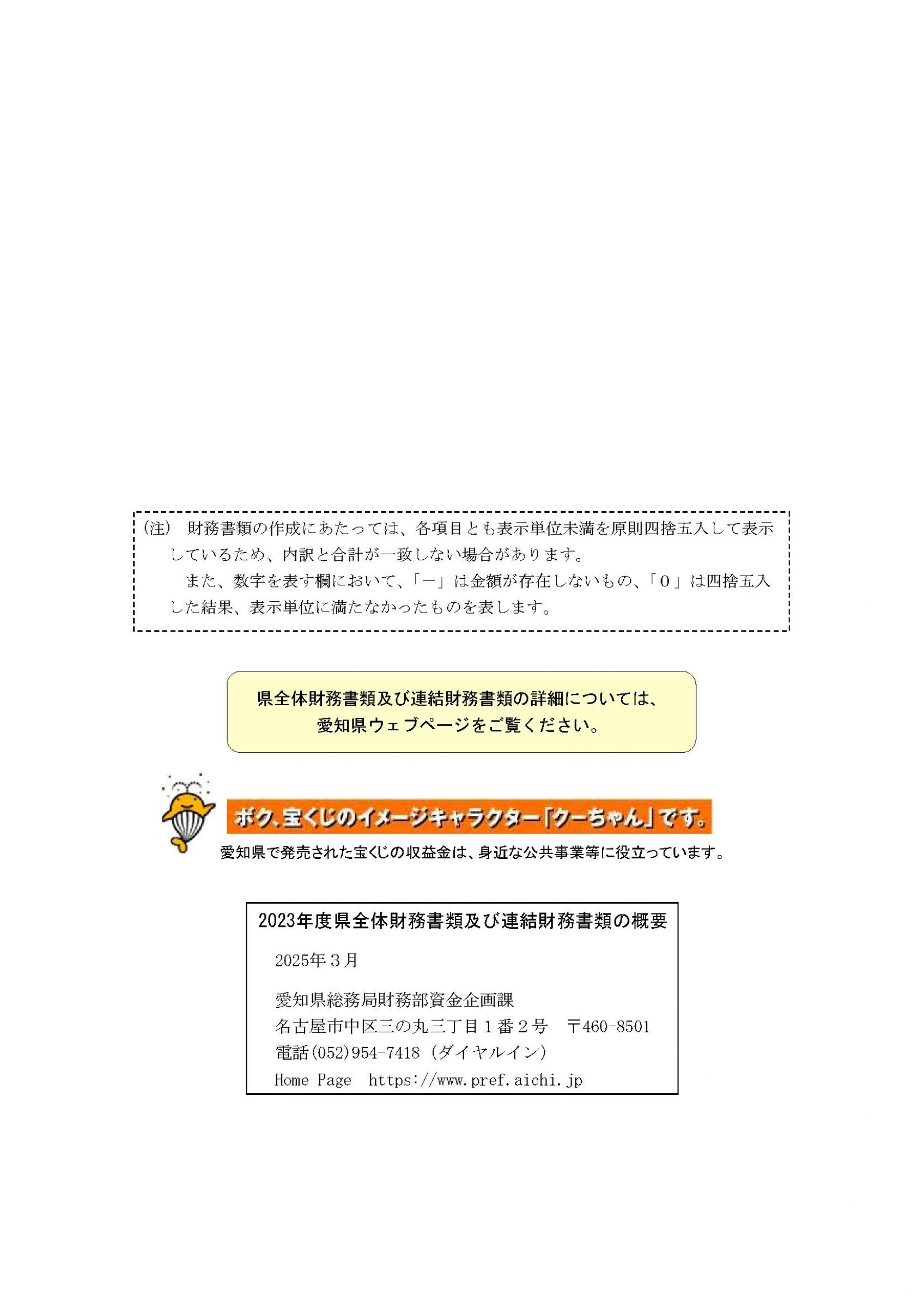 ウェブブック - 2023年度愛知県の県全体財務書類及び連結財務書類の概要 12ページ目