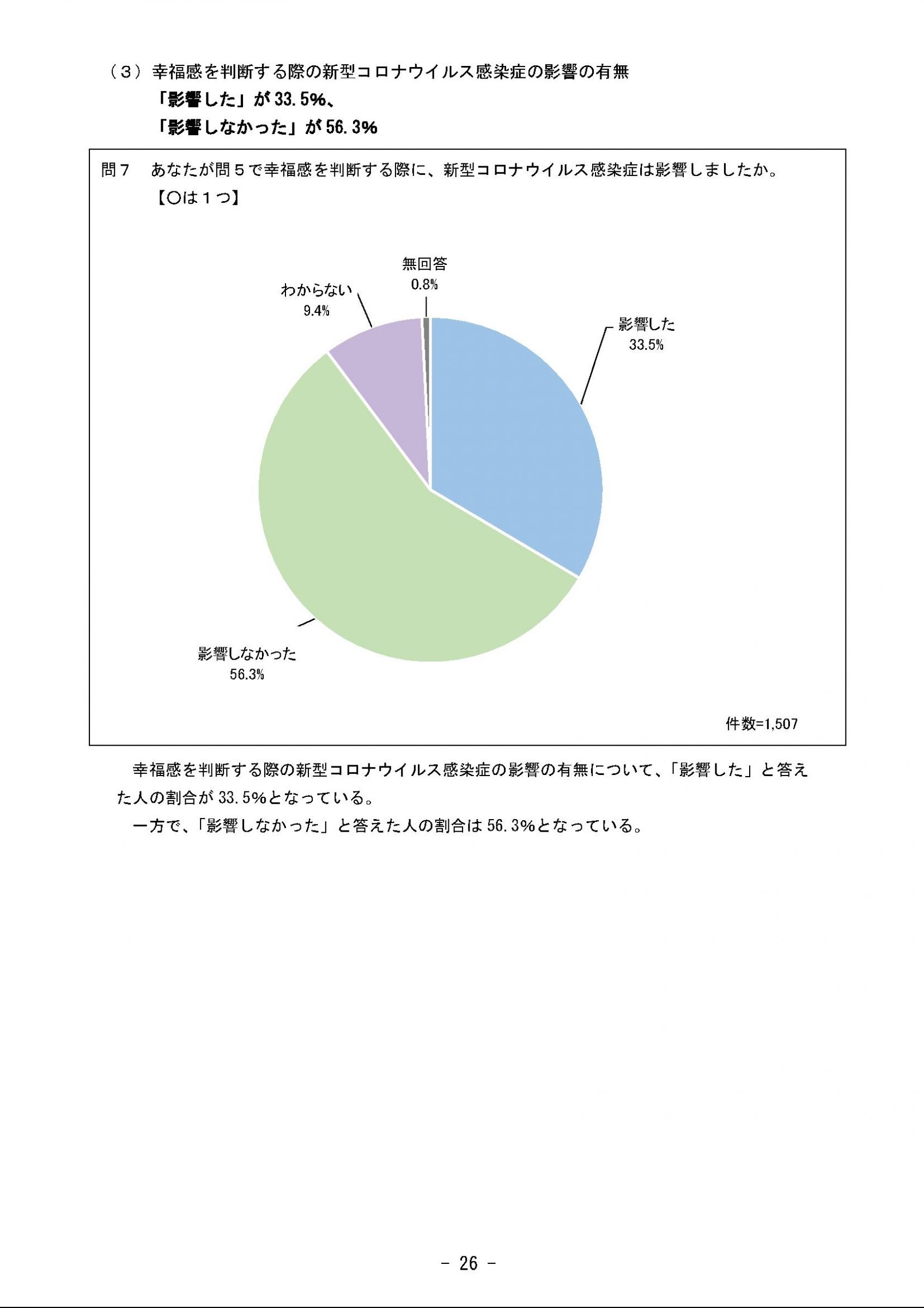 ウェブブック - 2023年度県政世論調査報告書（2/9） 1ページ目