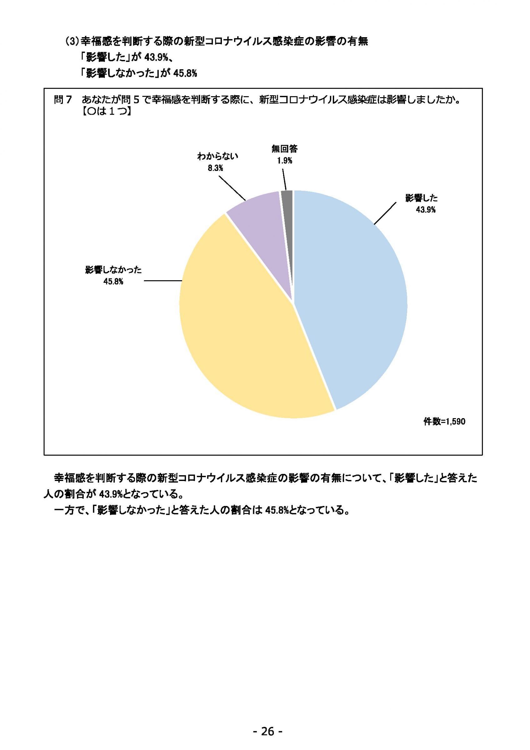 ウェブブック - 2021年度第２回県政世論調査報告（1/6） 30ページ目