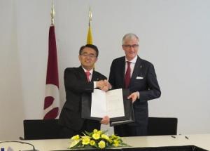 ベルギーの３地域政府と覚書を締結しました