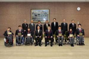 平成24年10月25日　愛知県障害者スポーツ顕彰表彰式