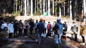 「オイスカの森」での林業活動