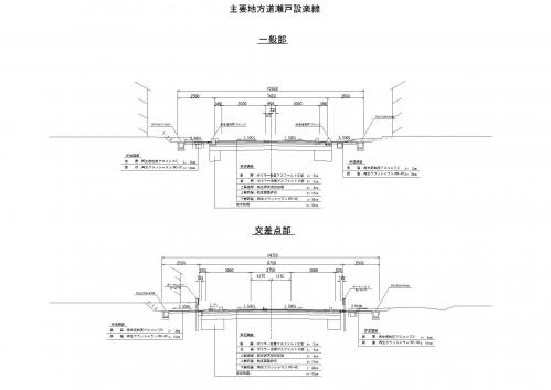 419号藤岡飯野 標準断面図1