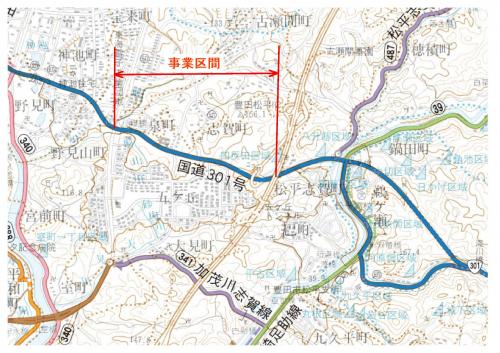 益富町　位置図