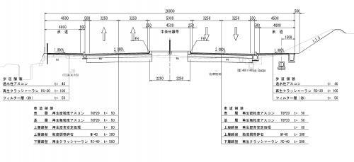 四郷町　標準横断図