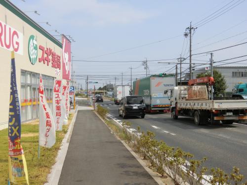 名古屋岡崎線　堤本町　写真