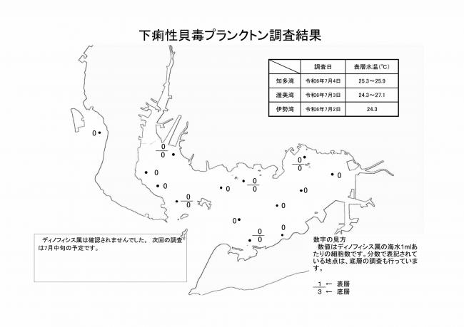 麻痺性貝毒プランクトン調査結果20240702