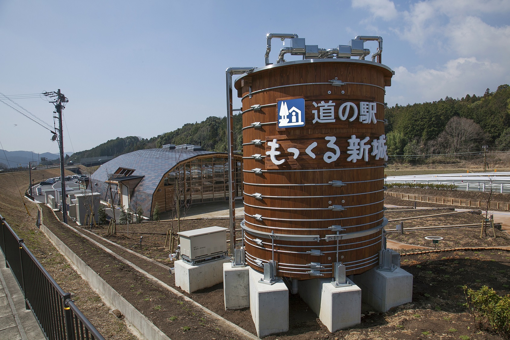 道の駅もっくる新城 受水槽