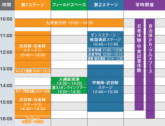 イベントスケジュール