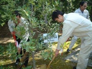 記念植樹式