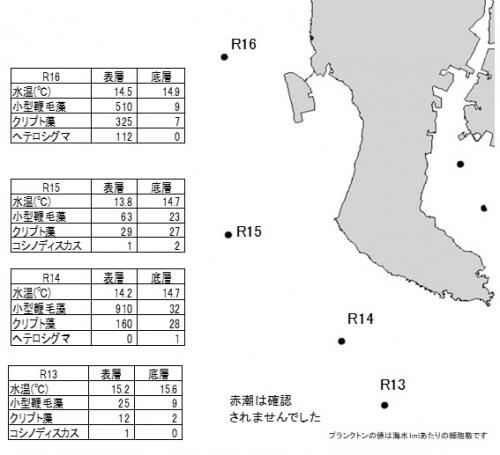 伊勢湾赤潮情報