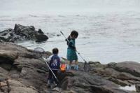 【吉良町】海辺で水遊び3（宮崎海岸）