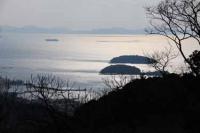 【幡豆町】三ヶ根山から見た前島、沖ノ島