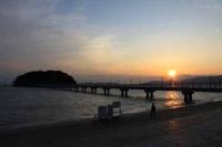 【蒲郡市】竹島の夕日2