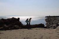 【幡豆町】寺部海岸で遊ぶこどもたち