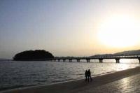 【蒲郡市】夕暮れの竹島を散歩