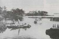 佐久島西港風景（昭和29年頃）