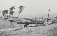 細川地内海岸風景（昭和25年頃）