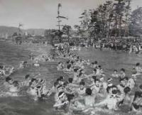 三谷祭海中渡御（昭和35年）