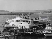 名鉄乗船場【鳥羽・伊良湖への観光船　三河丸と野島丸】（昭和30年代）