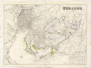 昭和39年の愛知県水産要図