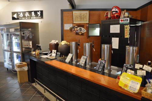 「ほうらいせん吟醸工房」の店内