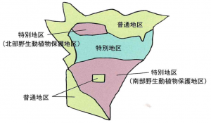 伊熊神社社叢自然環境保全地域区域図
