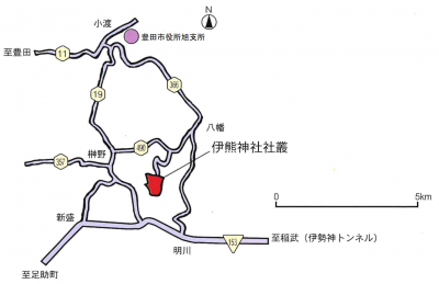伊熊神社所在地