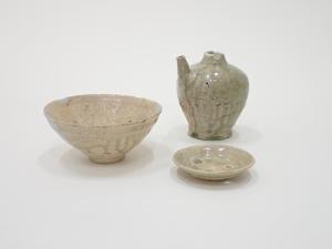 武士が使っていたものと同じ種類の食器を持っていきました。