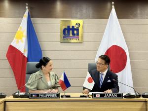 フィリピン貿易産業大臣との面談