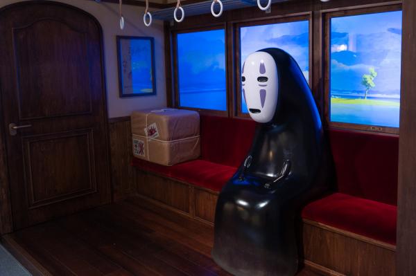 「ジブリのなりきり名場面展」（『千と千尋の神隠し』コーナー）