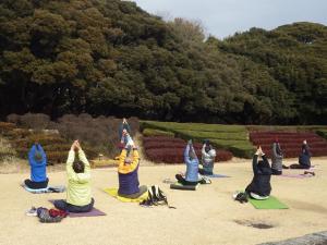 冬のフィットネスヨガ