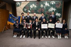 「パナソニック杯 第20回全日本都道府県対抗少年剣道優勝大会」の優勝報告