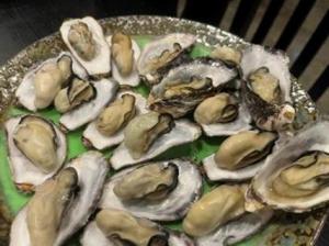 提供するカキの例（蒸しカキ）