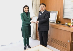 20260310ナグマ・モハメド・マリック駐日インド大使の訪問