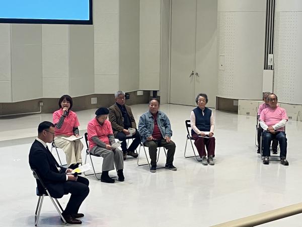 第2部の通いの場取組紹介トークセッションの様子です。