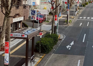 袖看板と巻看板の写真