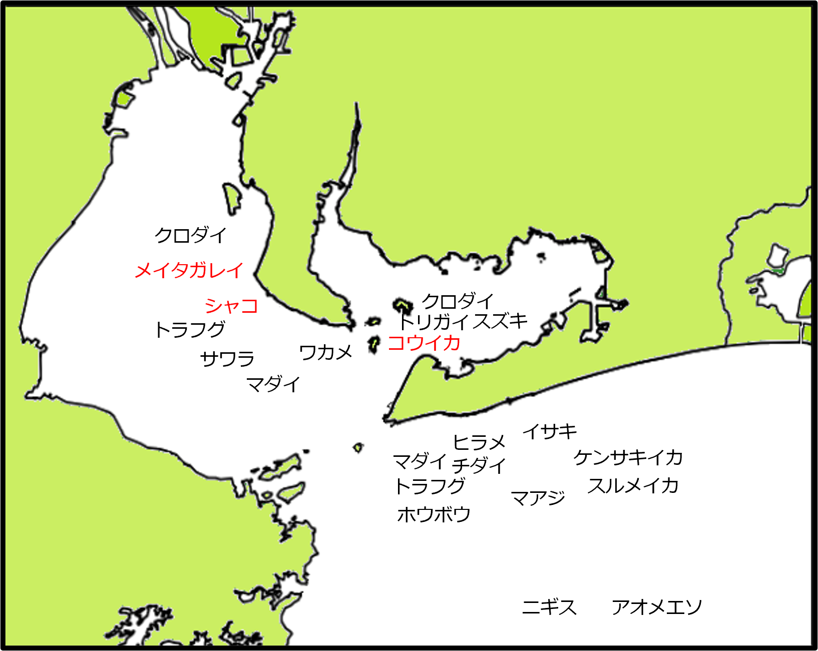 漁場図